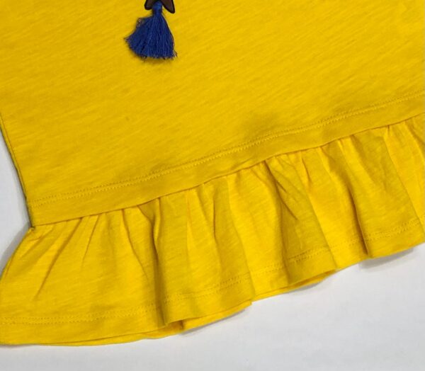 Minnie Minors Yellow frill T-Shirt - Image 2