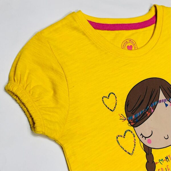 Minnie Minors Yellow frill T-Shirt - Image 3
