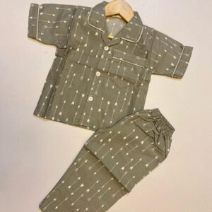 Cotton Half Sleeves Nightsuit