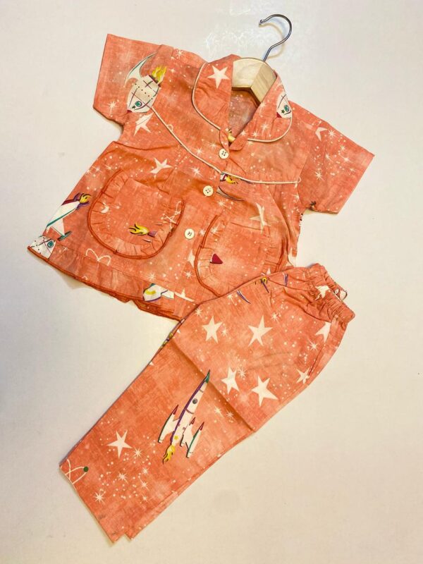 Cotton Half Sleeves Nightsuit