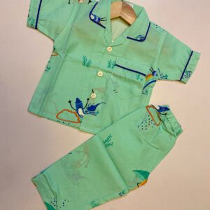 Cotton Half Sleeves Nightsuit