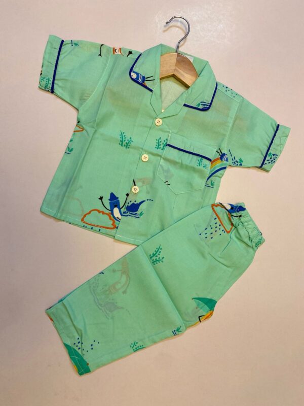 Cotton Half Sleeves Nightsuit