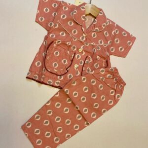 Cotton Half Sleeves Nightsuit