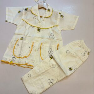 Cotton Half Sleeves Nightsuit