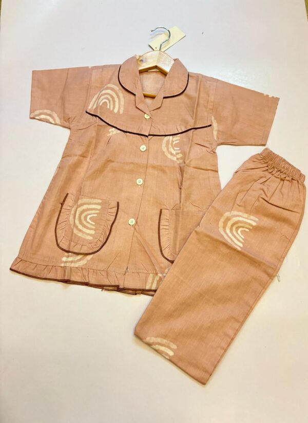 Cotton Half Sleeves Nightsuit