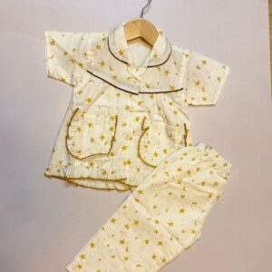 Cotton Half Sleeves Nightsuit