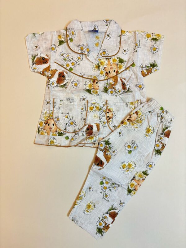 Cotton Half Sleeves Nightsuit