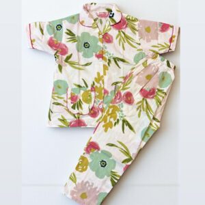 Cotton Half Sleeves Nightsuit
