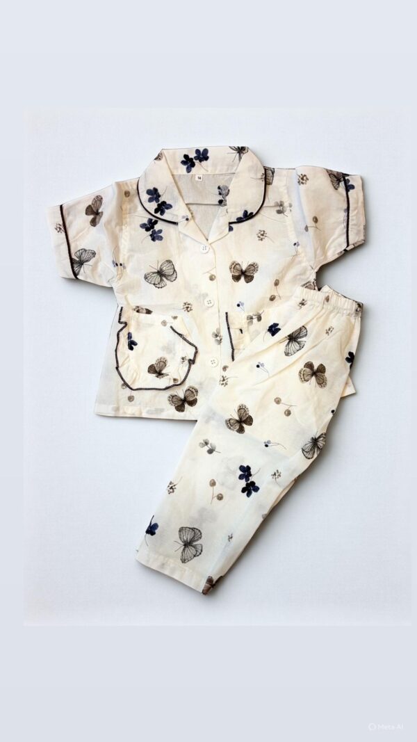 Cotton Half Sleeves Nightsuit