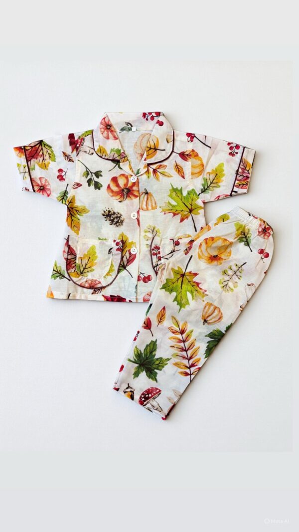 Cotton Half Sleeves Nightsuit