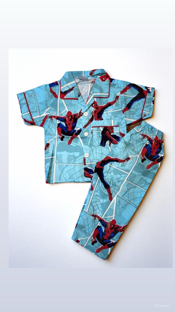 Cotton Half Sleeves Nightsuit