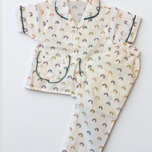 Cotton Half Sleeves Nightsuit