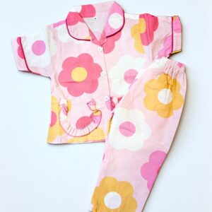 Cotton Half Sleeves Nightsuit