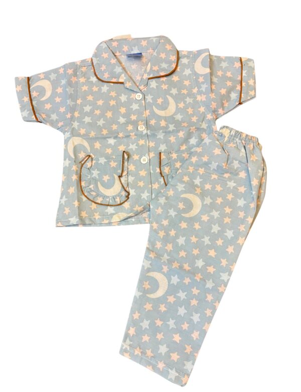 Cotton Half Sleeves Nightsuit