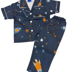 Cotton Half Sleeves Nightsuit