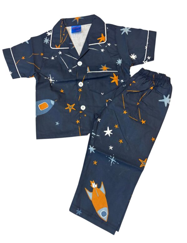 Cotton Half Sleeves Nightsuit