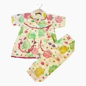 Cotton Half Sleeves Nightsuit