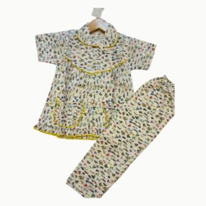 Cotton Half Sleeves Nightsuit