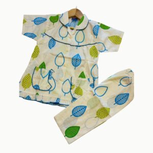 Cotton Half Sleeves Nightsuit