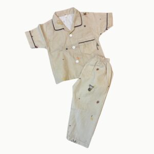 Cotton Half Sleeves Nightsuit