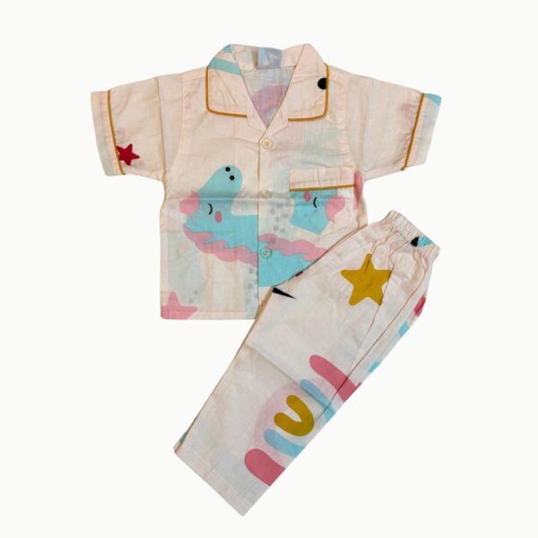 Cotton Half Sleeves Nightsuit