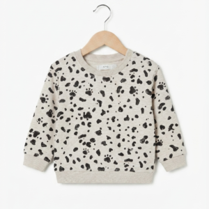 Offwhite Cheetah Print Sweatshirt