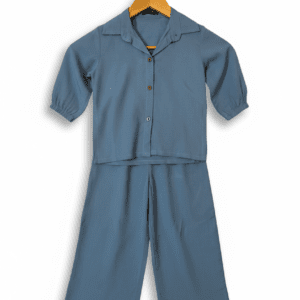 Plain Turquoise Co-ord Set (02)