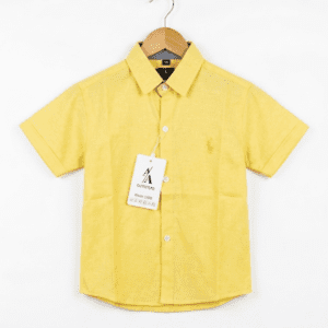 Yellow Cotton Polo Shirt (05)