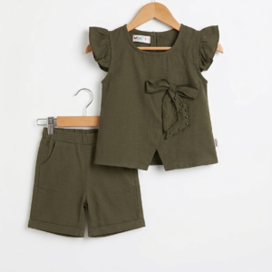 Green bow Co-ord set (09)