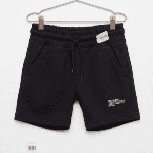 Black Terry Shorts (T-07)