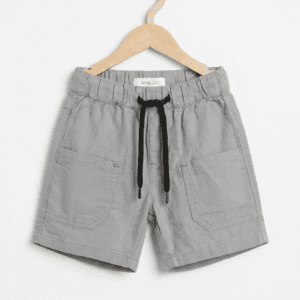 Grey Cotton Shorts (02)