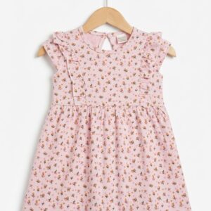Purple floral Frock 02
