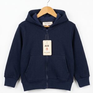 Navy Blue Fleece Hoodie (FH-02)