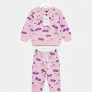 Pink Butterfly Sweatsuit