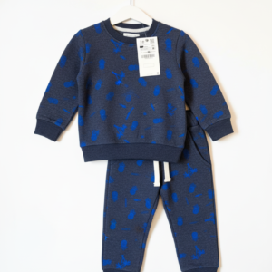 Grey Pineapple Print Sweatsuit