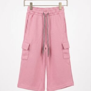 Pink Fleece Cargo Trouser (FB-09)