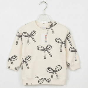 White Bow Sweatshirt