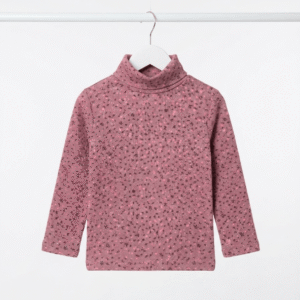 Purple Floral Highneck