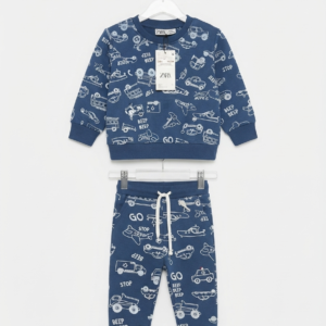 D-Blue Cars Sweatsuit