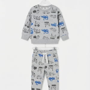 Dark Grey Tractor Sweatsuit