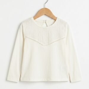 Cream With Embriodery Shirt