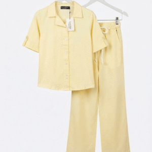 Butter Yellow Co-ord Set