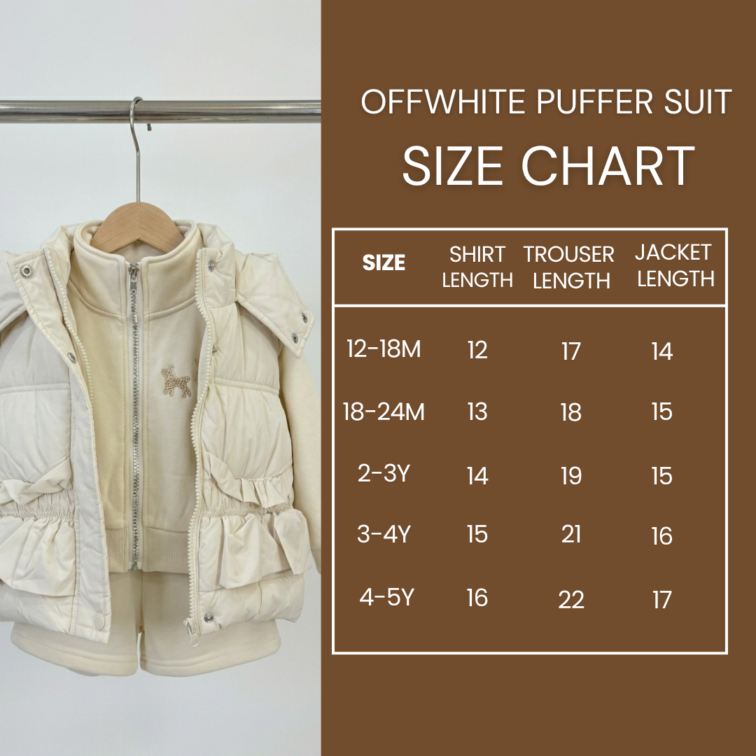 Offwhite Puffer Suit (3pc) - Image 2