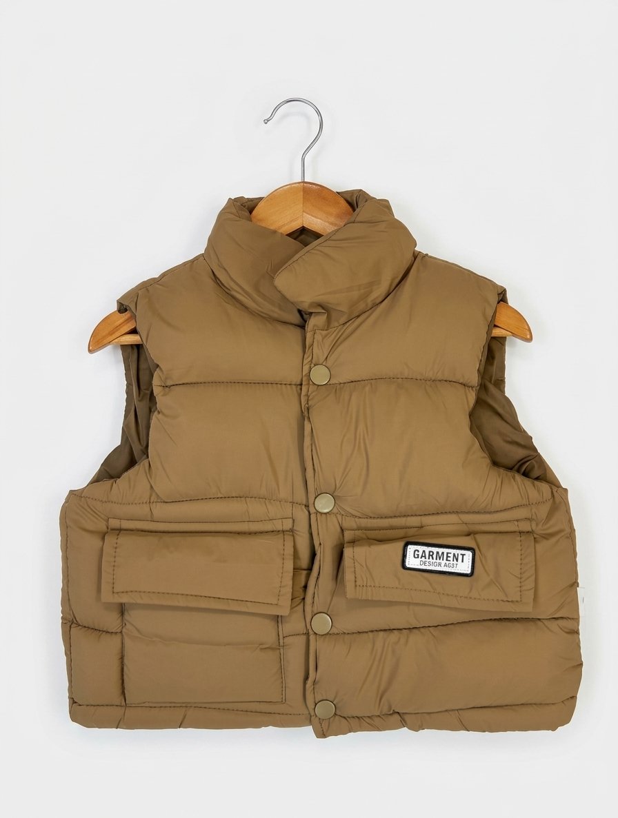 Brown Puffer Suit (3pc) - Image 5