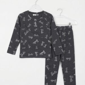 Black Barbie Full Sleeves Nightsuit
