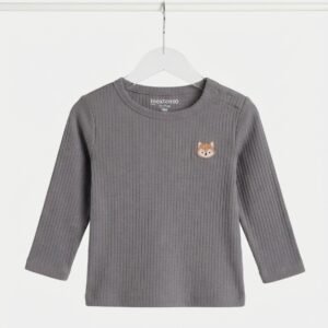 Dark Grey Fox Full Sleeves Shirt