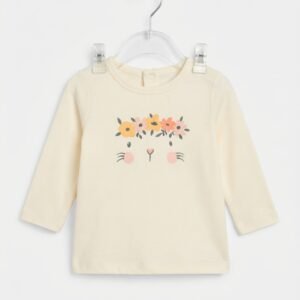 Cream Full Sleeves Shirt
